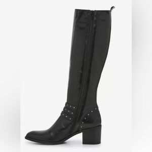 Coach and Four Luca Black Heeled Boots